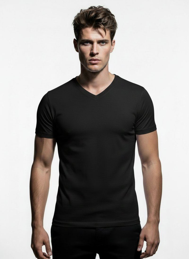 Mannequin en t-shirt iconique noir